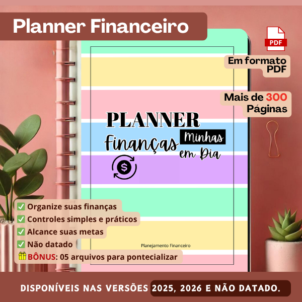 Planner Minhas Finanças em Dia